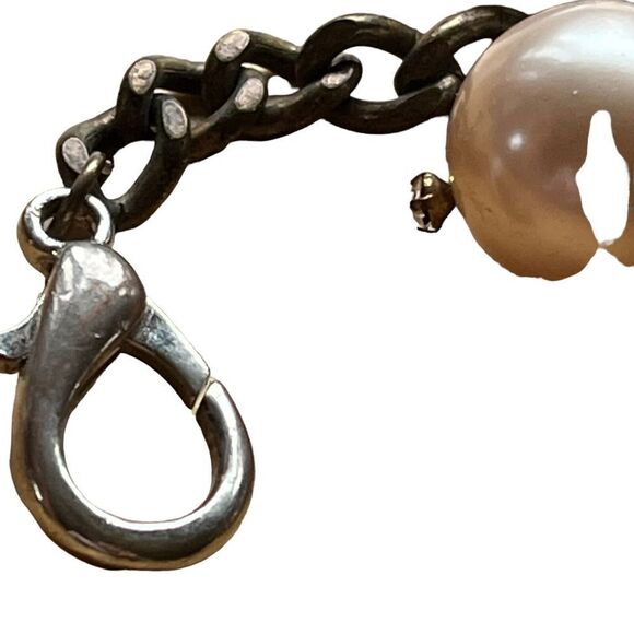 Subversive Pearl Wonder Wrist Chain Bracelet Round Small Crystal Beads Costume - Picture 8 of 10